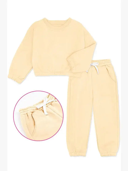 GKSS-22-3002B- Girl's 2 pc Pant Jog Set