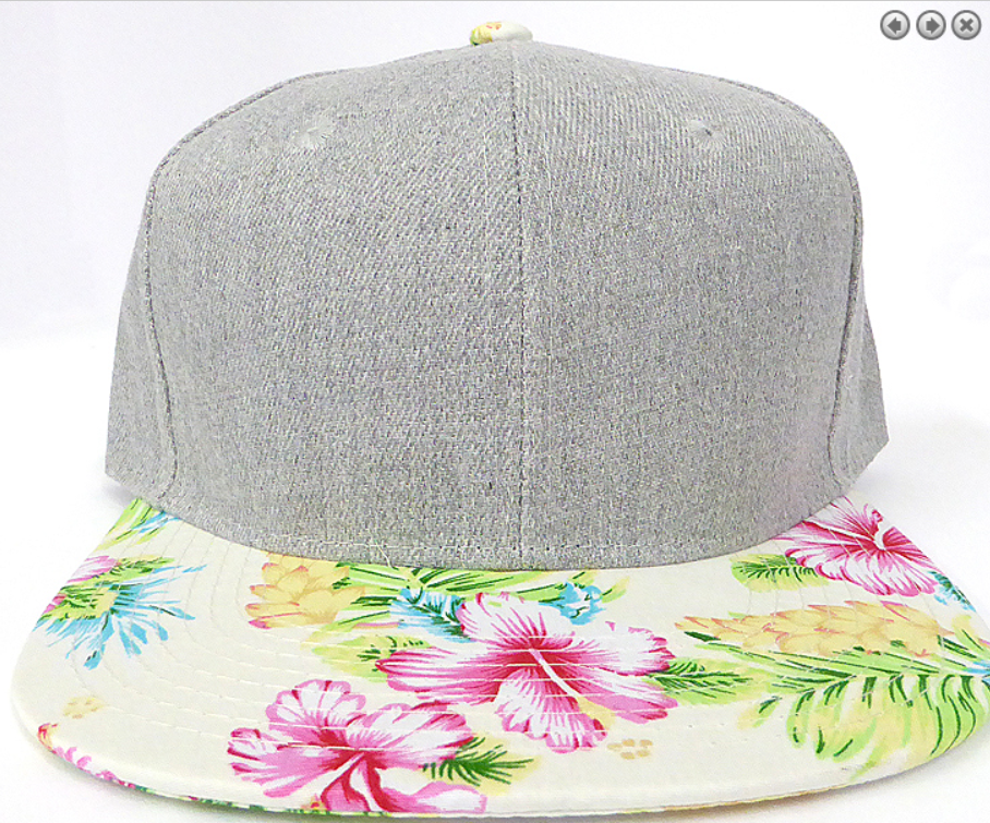 Custom Party Snapback Hats - Rectangle Patch