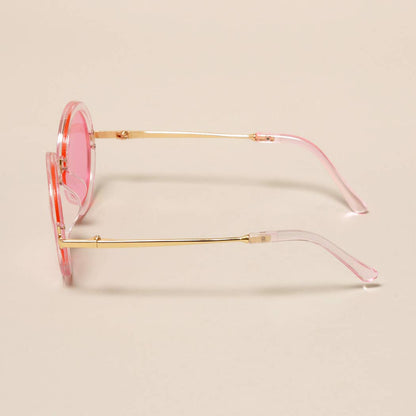 Kids Trendy Colorful Round Sunglasses
