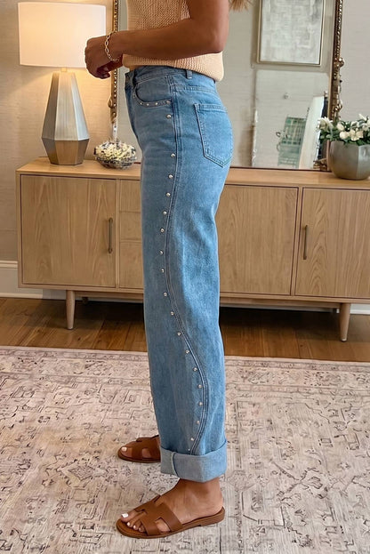 66 Seam Rivet Detail Regular Fit Ankle Length Jeans (4-16)
