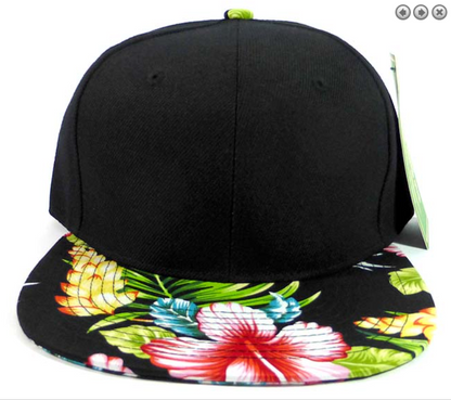 Custom Party Snapback Hats - Rectangle Patch