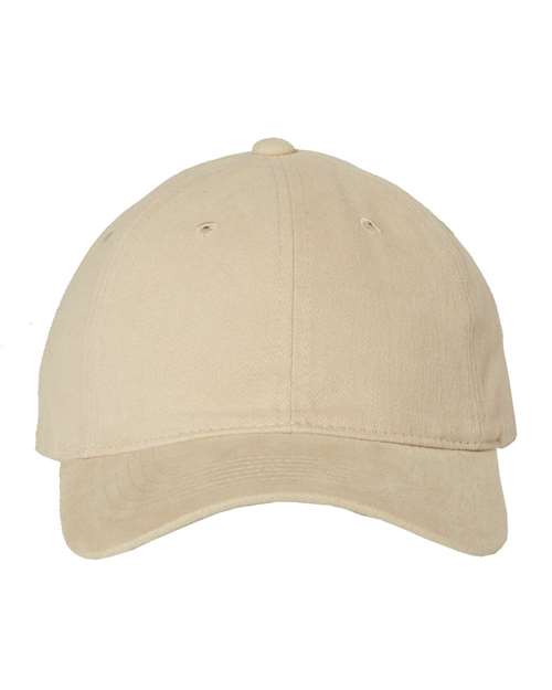 Heavy Brushed Twill Unstructured Cap