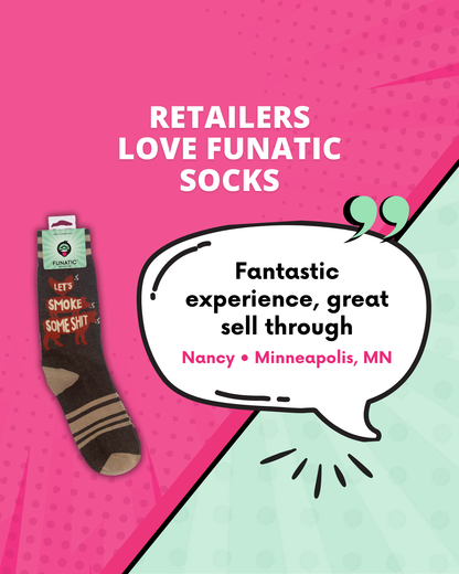 Let's Smoke Some Shit Bbq Socks | Funny | Funatic