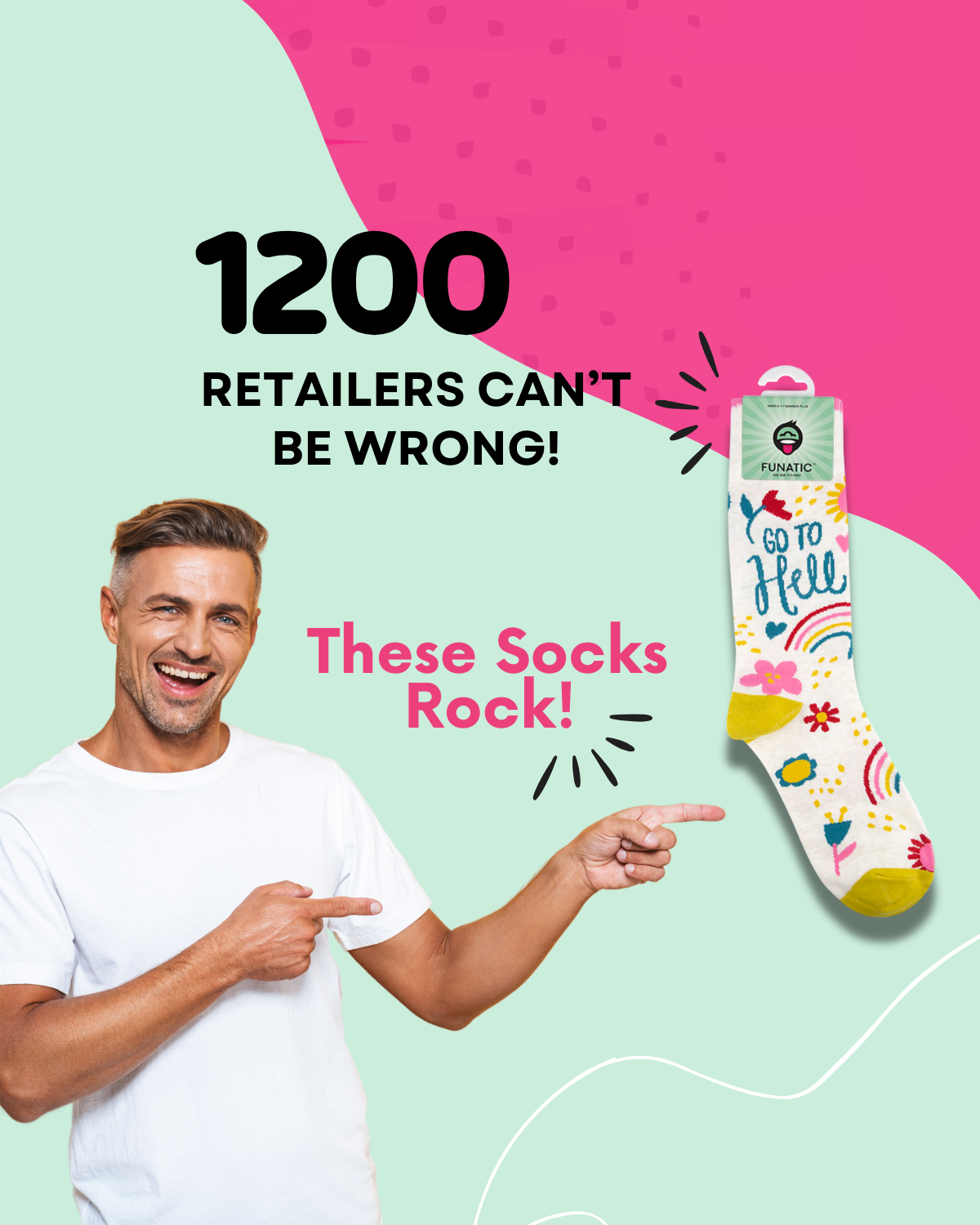 Go To Hell Socks | Funny Unisex | Funatic
