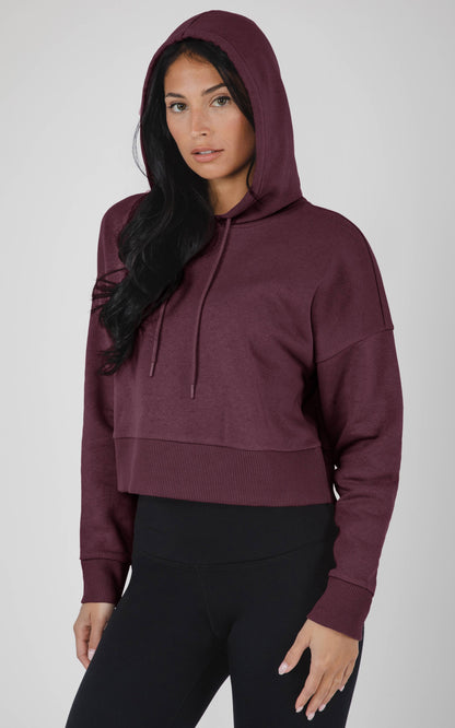 Women's Lux Fleece Solid Pullover Hoodie