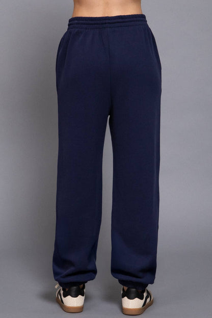 Elastic Waist Soft Jogger Pants