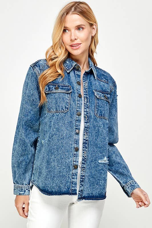 Women's Denim Shirts (OPEN)