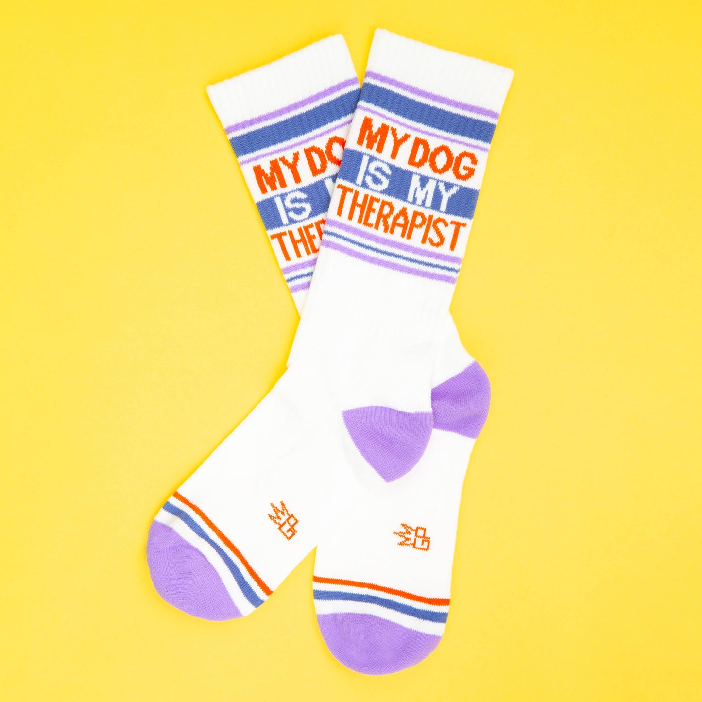 My Dog Is My Therapist Gym Crew Socks