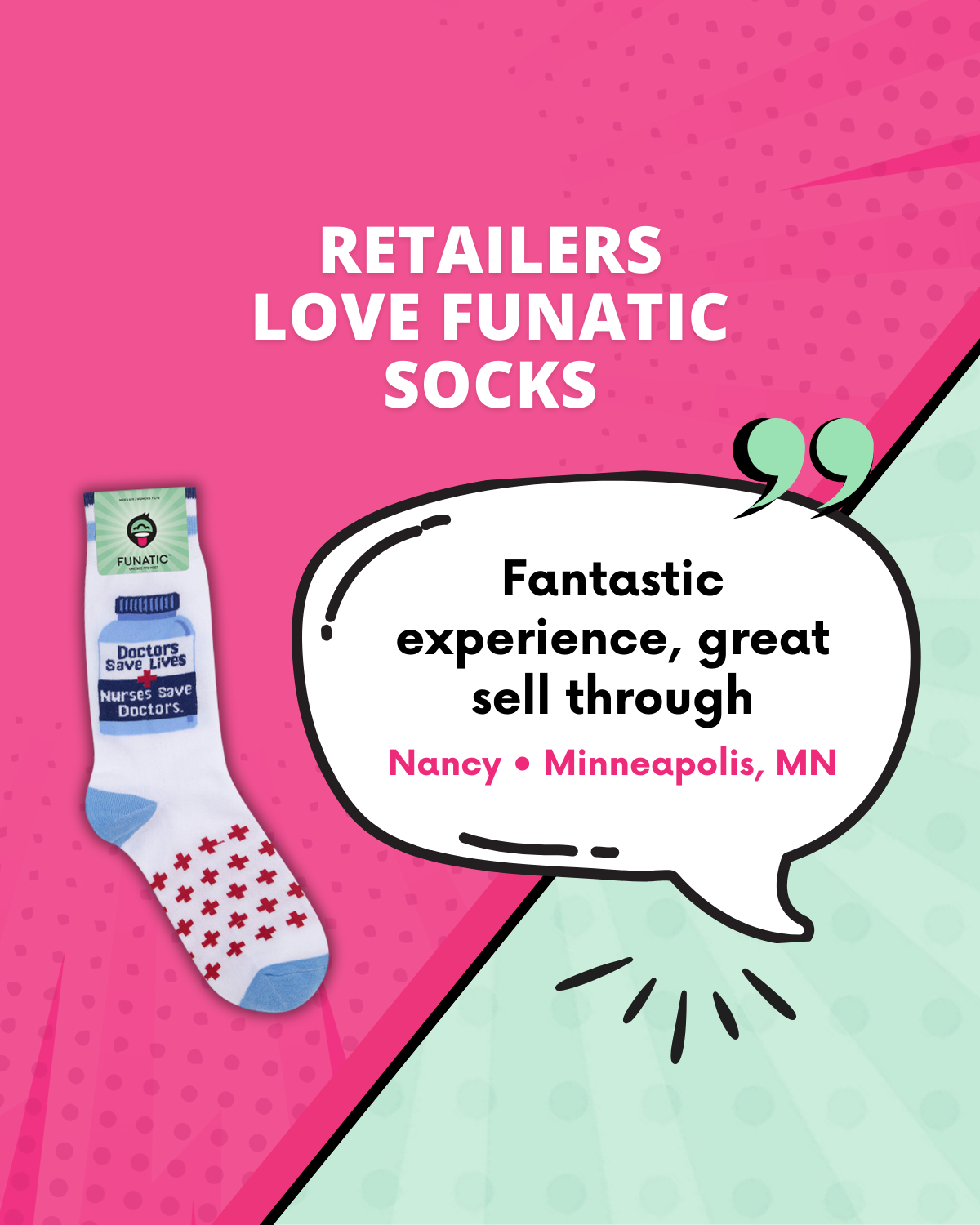 Nurses Save Doctors Socks | Unisex Socks | Funatic