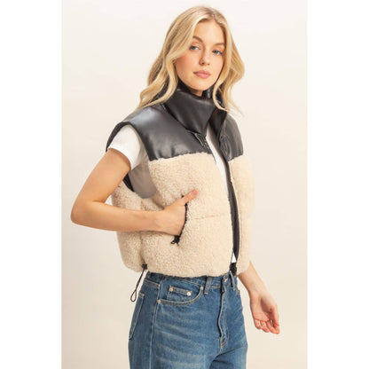 Sherpa Pu Puffer Vest