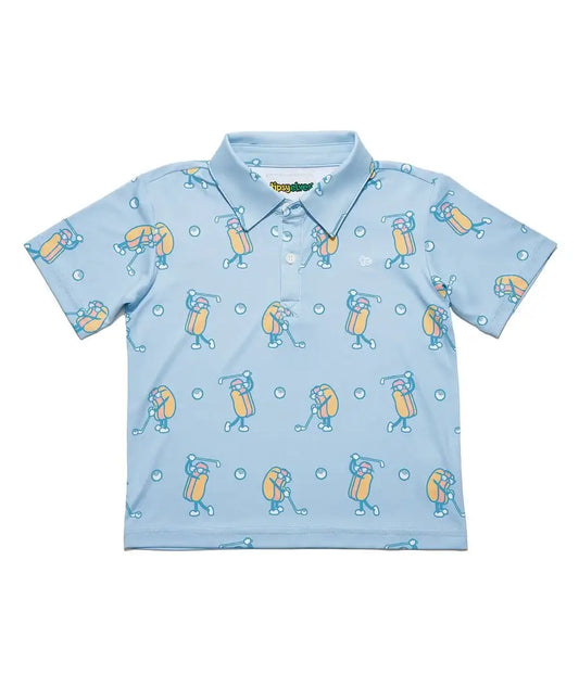 Toddler Sizzlin' Swing Hot Dog Golf Polo