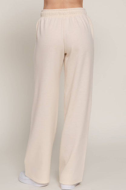 Straight Leg Inner Fleece Jogger Pants