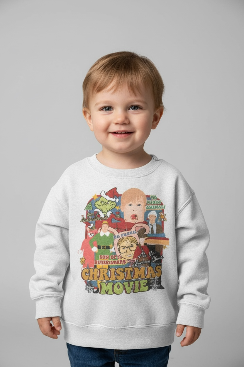 Holiday Collage Crewneck Sweatshirt