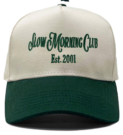 Two Tone Cap - Slow Morning Club - Forest/Beige