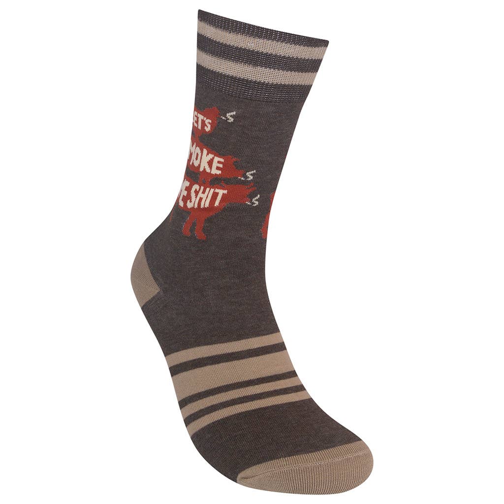 Let's Smoke Some Shit Bbq Socks | Funny | Funatic