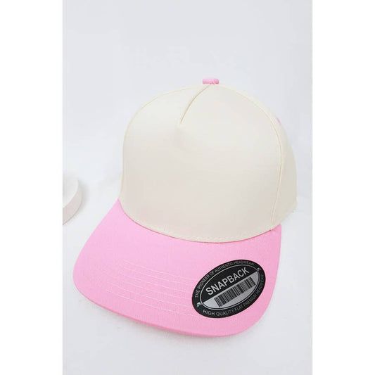 Sweetheart Two Tone Snap Back Baseball Cap