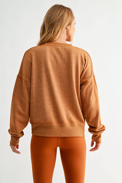 Burned Out Crewneck Sweater