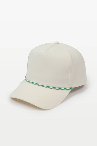 Canvas 5 Panel Hat with Rope