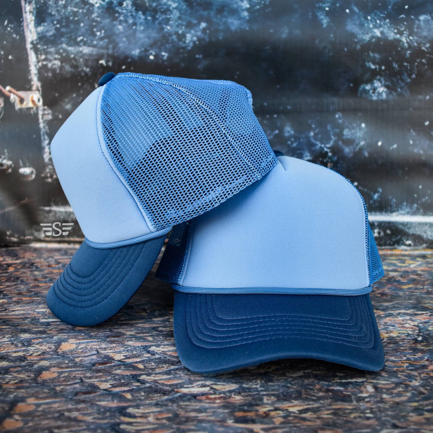 Tri Color Mesh Trucker Cap