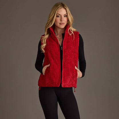 Dk. Red Corduroy Vest