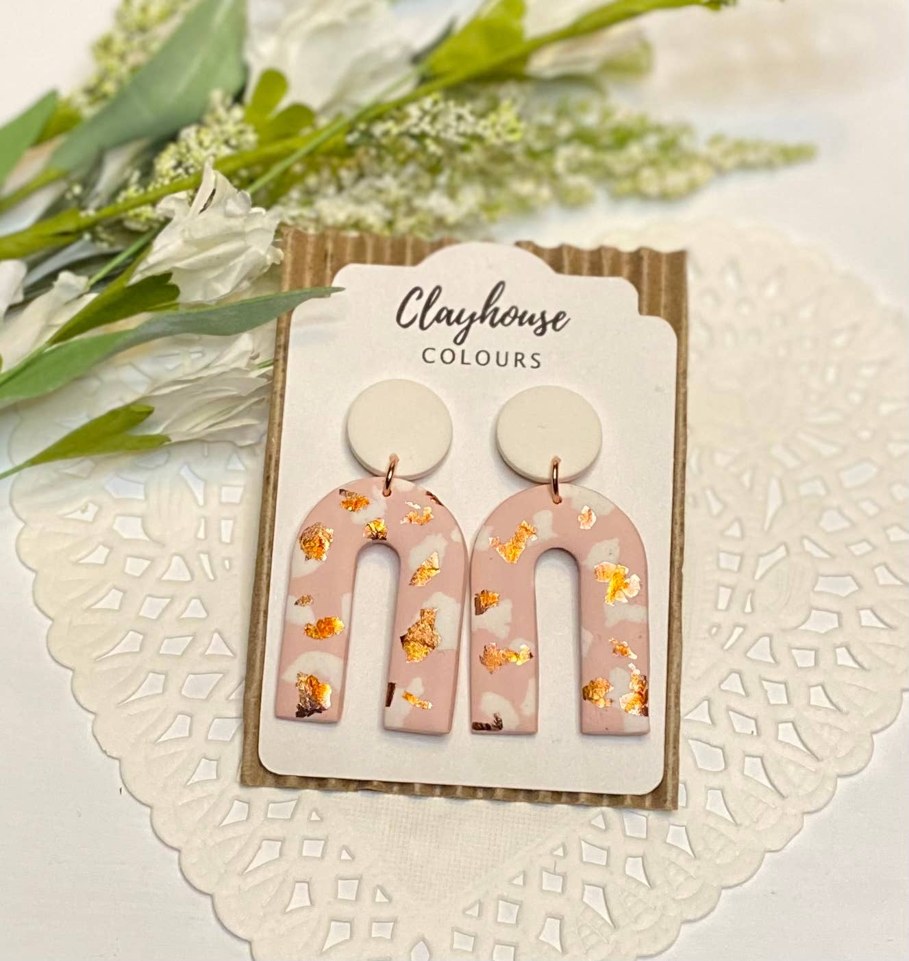 Clay Arch Earrings