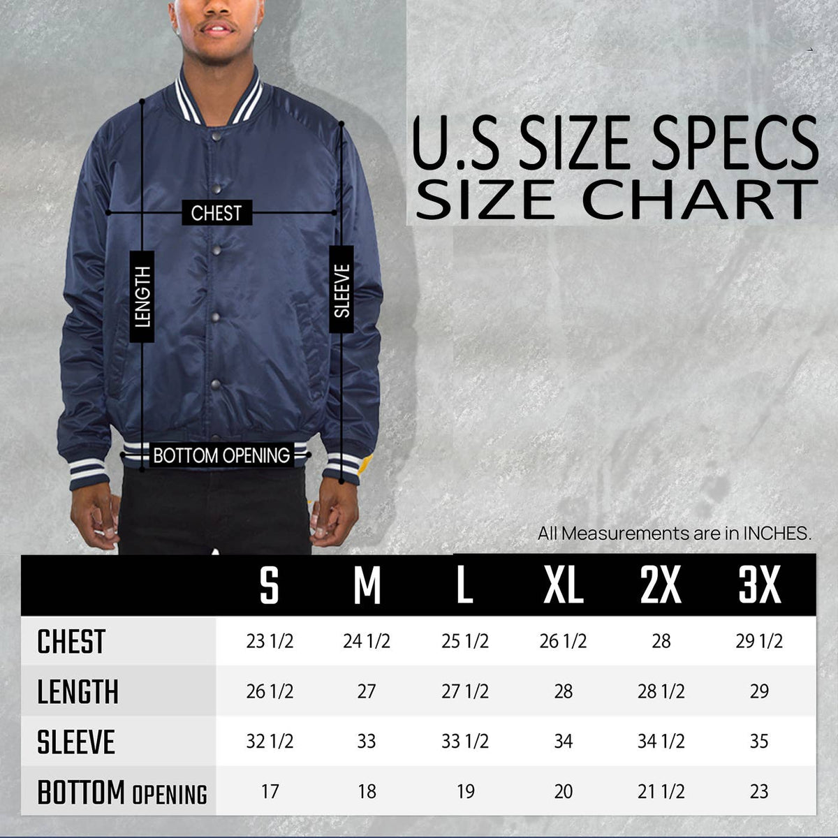 Mens Polyester Varsity Windbreaker Jacket