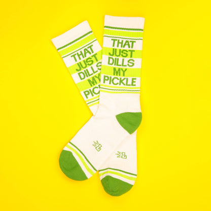 That Just Dills My Pickle Gym Crew Socks