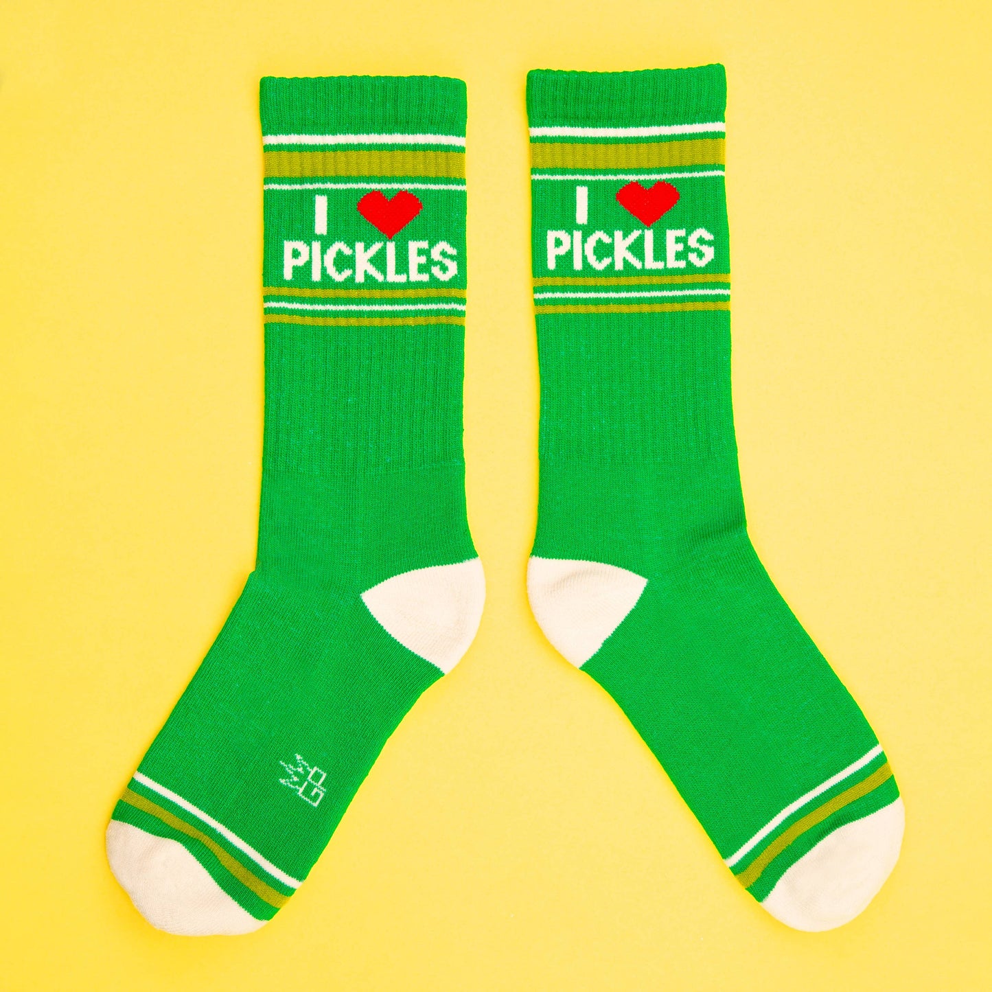 I ❤️ Pickles Gym Crew Socks