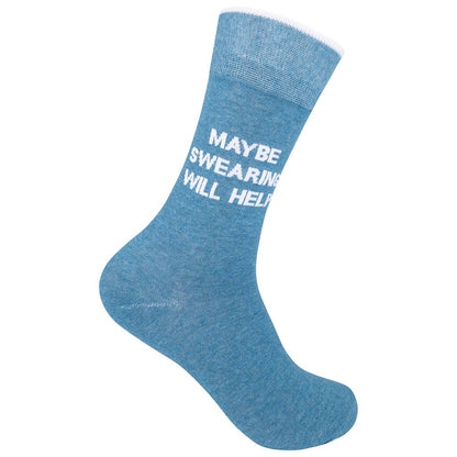 Maybe Swearing Will Help Socks-CLOSEOUT | About Face Designs