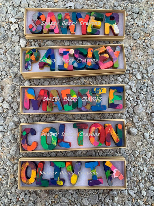 Personalized Crayon Names, Party Favors - Sold by Letter