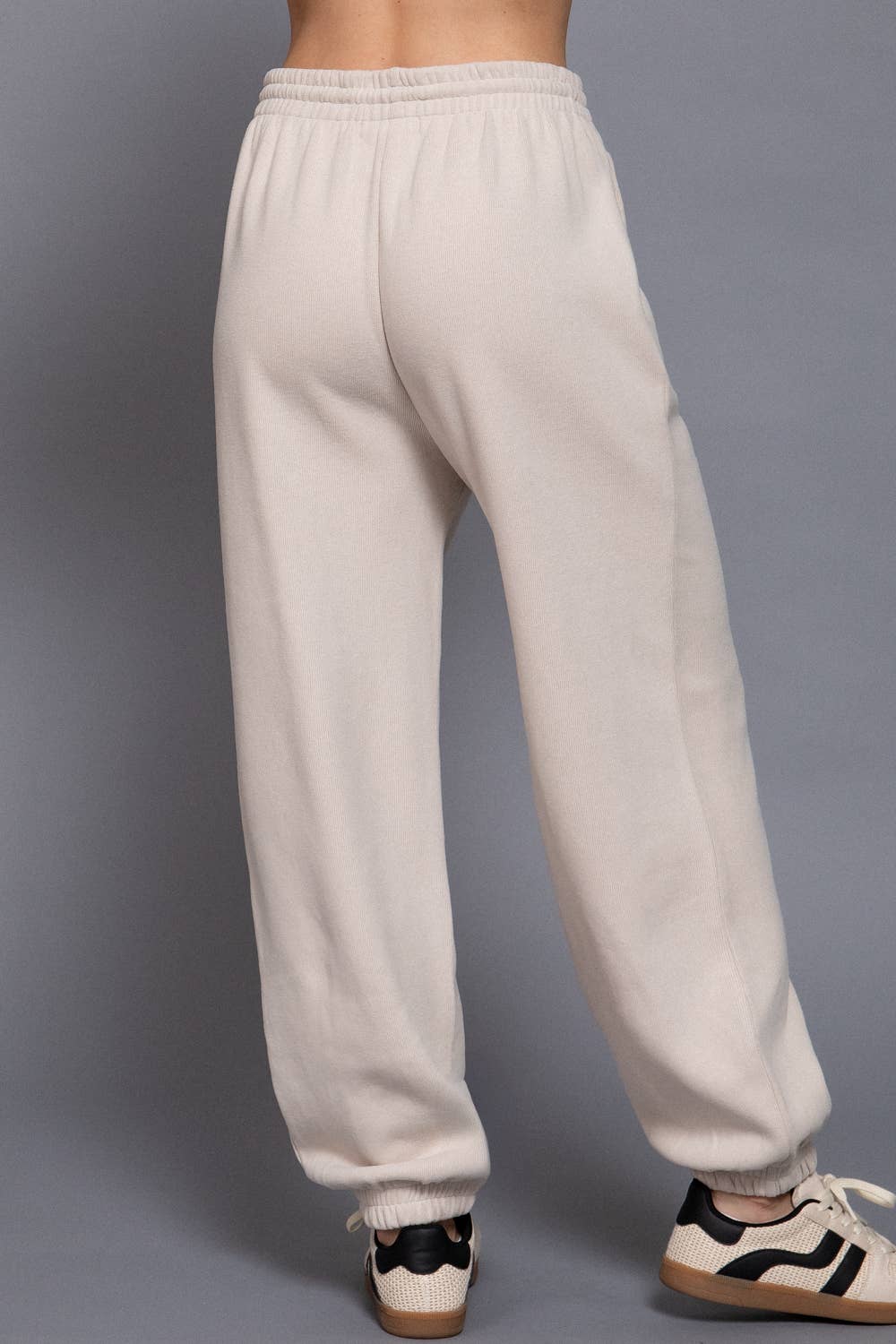 Elastic Waist Soft Jogger Pants
