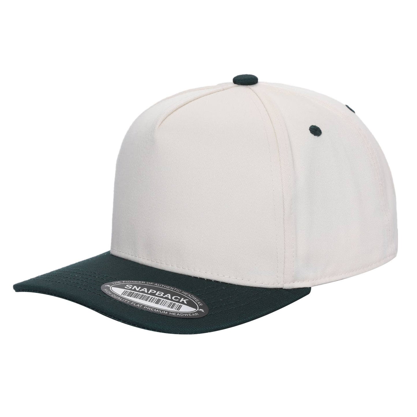 TC2>2 Tone Blank 5Panel Mid Provile Baseball Cap