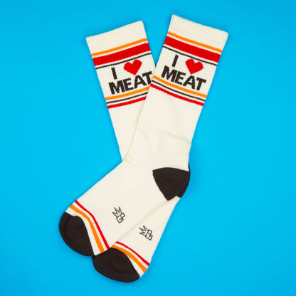 I ❤️ Meat Gym Crew Socks