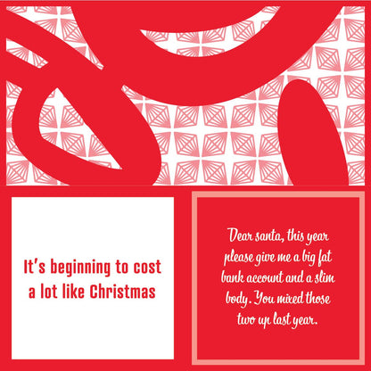 Napkin: XMAS Dear Santa