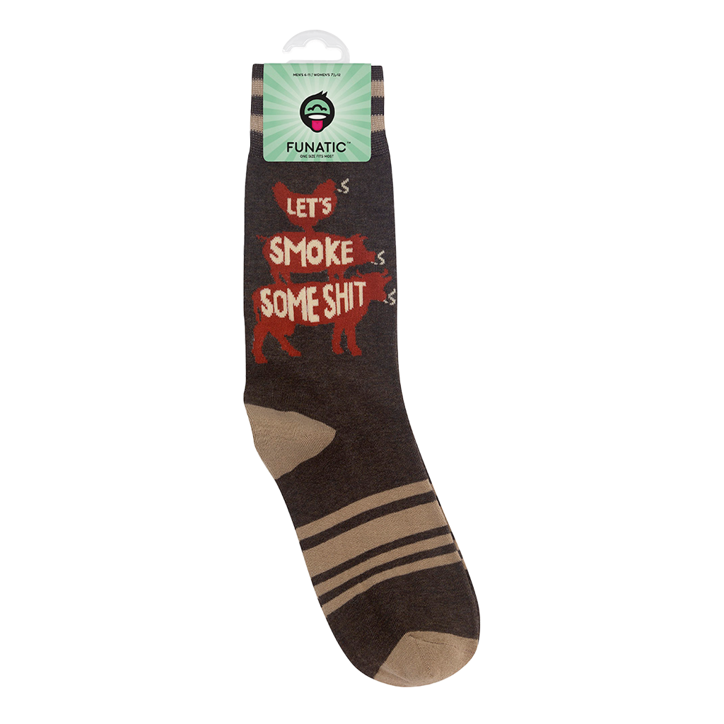 Let's Smoke Some Shit Bbq Socks | Funny | Funatic