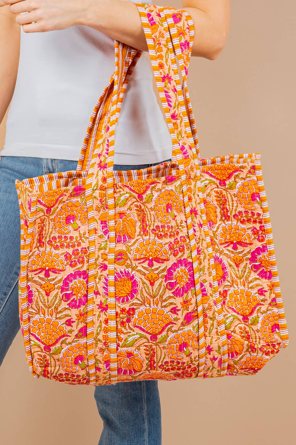 Quilted Tote Bag (BG-52)