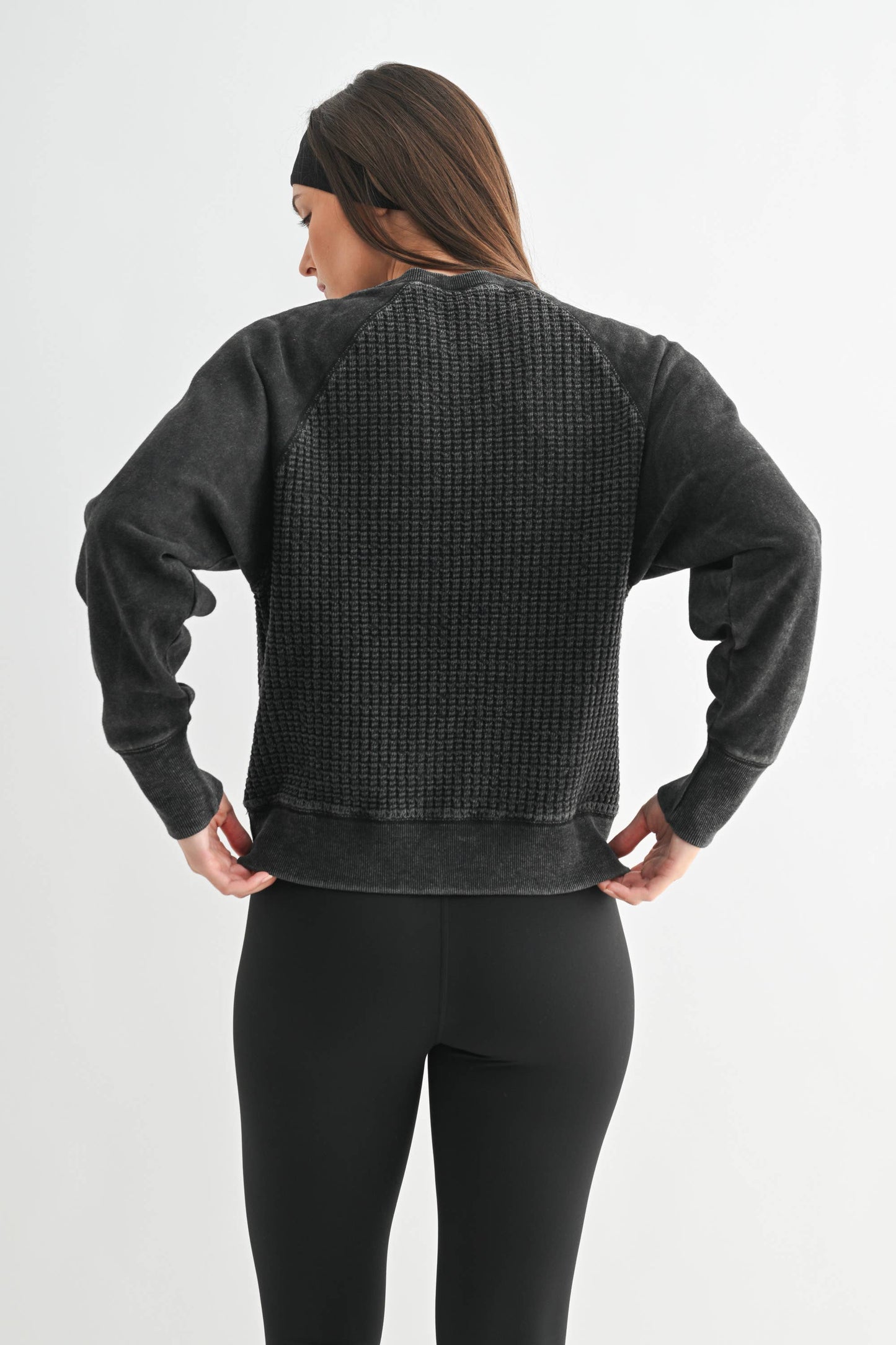 Cozy Waffle Knit Pullover