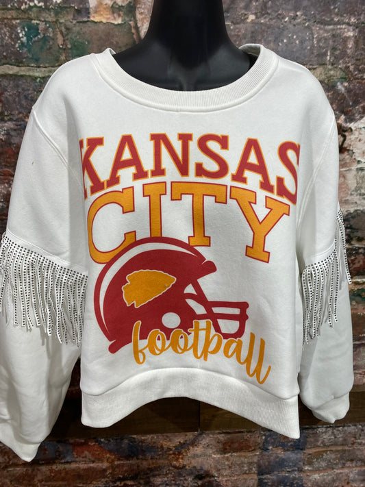 Kansas City Football Fringe Sweatshirt