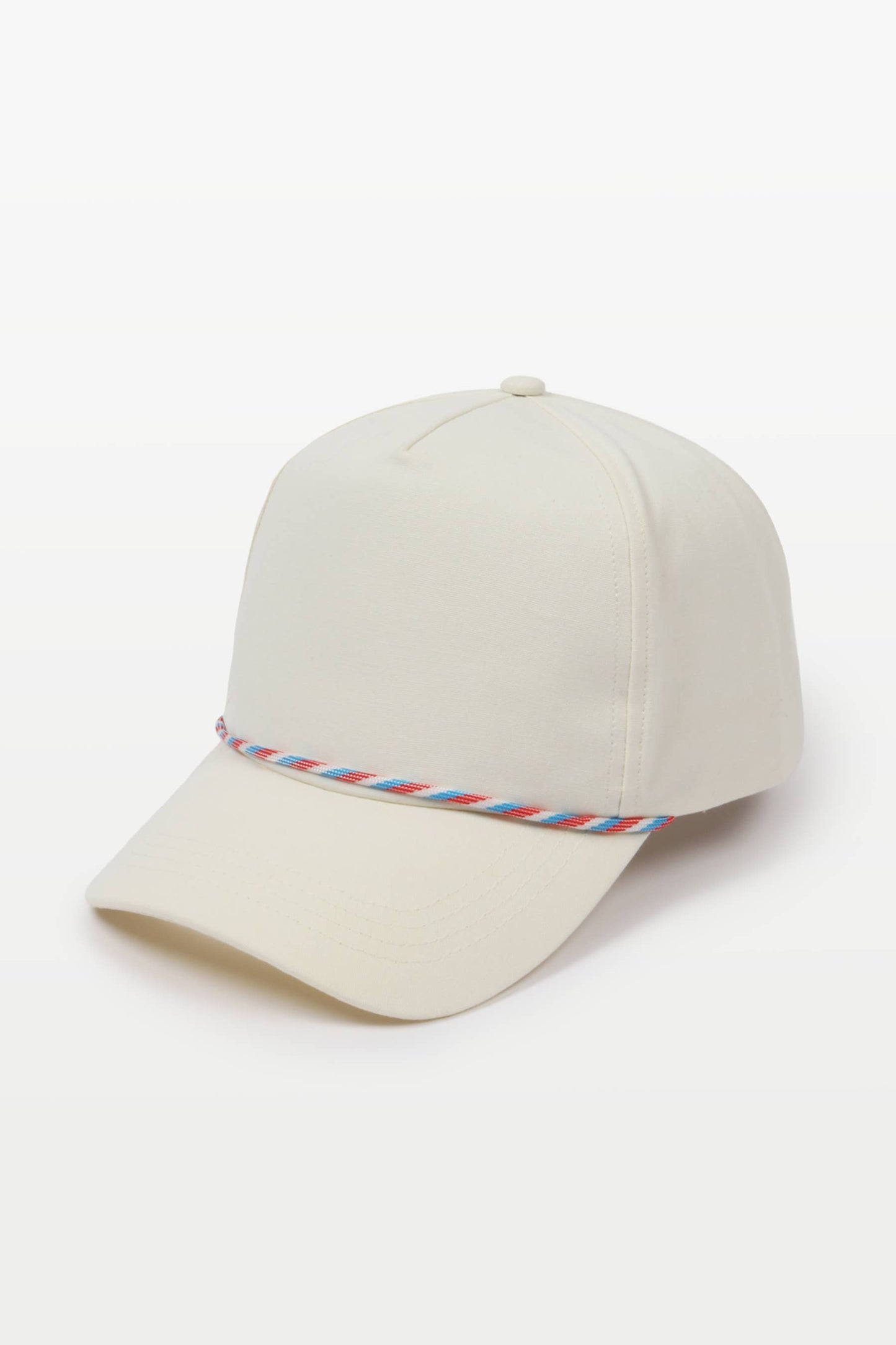 Canvas 5 Panel Hat with Rope