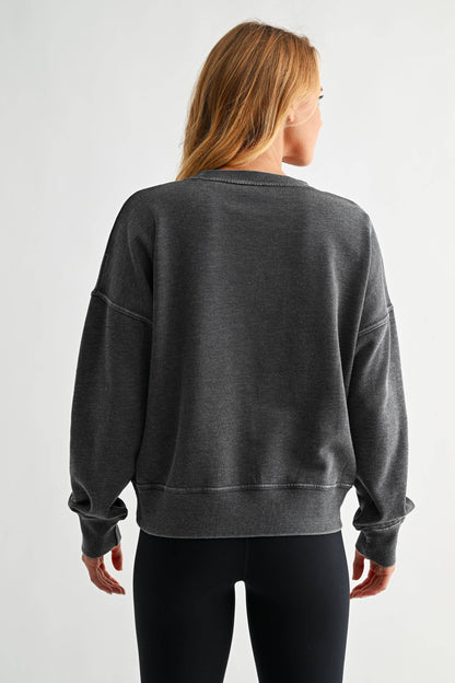 Burned Out Crewneck Sweater