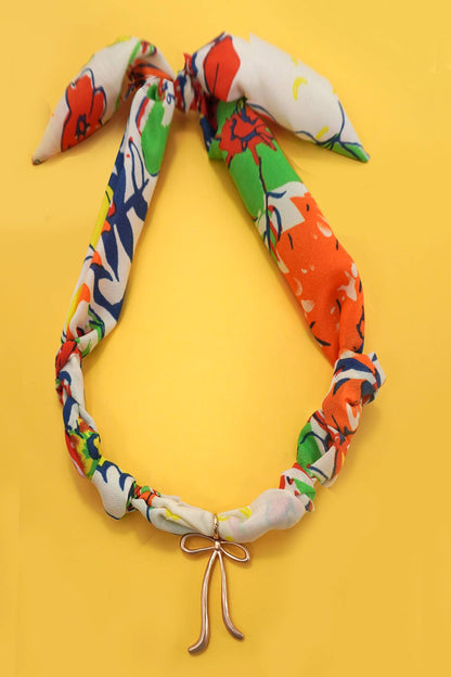 HANDMADE SCARF CHARM NECKLACE | 80N91790
