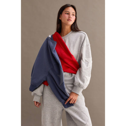 Star Patch Crewneck Sweatshirt