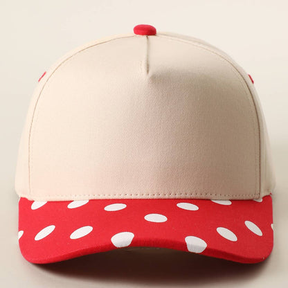BIG POLKA DOT Brim Two-Tone Trucker Hat