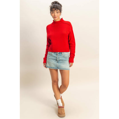 High Roll Neck Sweater
