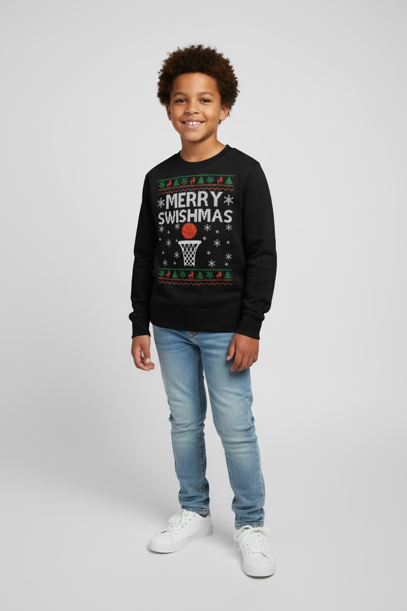 Merry Swishmas Youth Sweatshirt