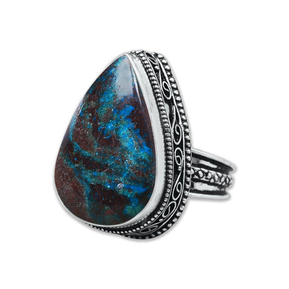 Artisanal Silver-Plated Statement Rings – Assorted Gemstones with Designer Bands (US Sizes 6–10, Non-Adjustable)