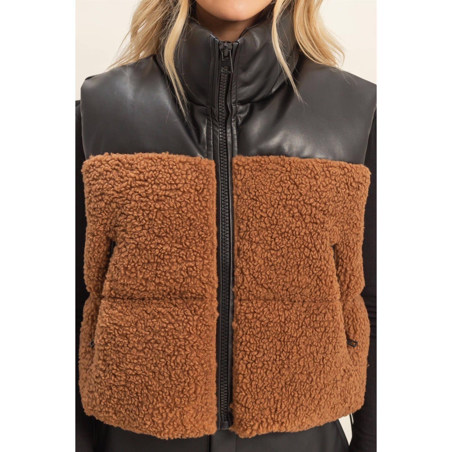 Sherpa Pu Puffer Vest