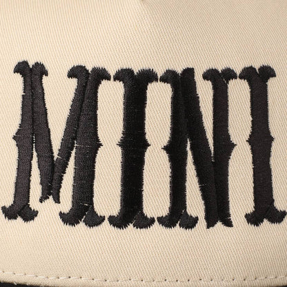 MINI Lettering Embroidery Two-Tone Baseball Cap For Kids