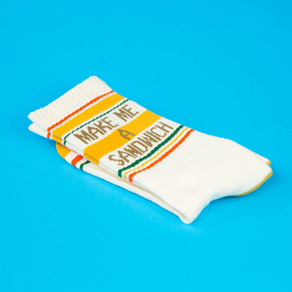 Make Me A Sandwich Gym Crew Socks