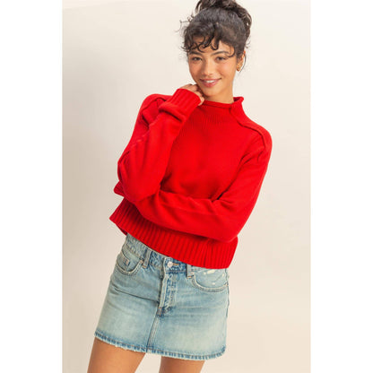 High Roll Neck Sweater